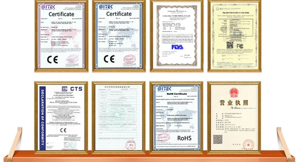 juliatourma company certifications fda ce rohs