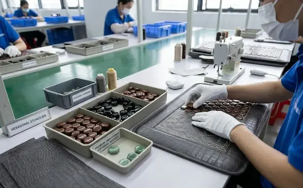 jade stone heating mat factory production line handcrafted oem supply