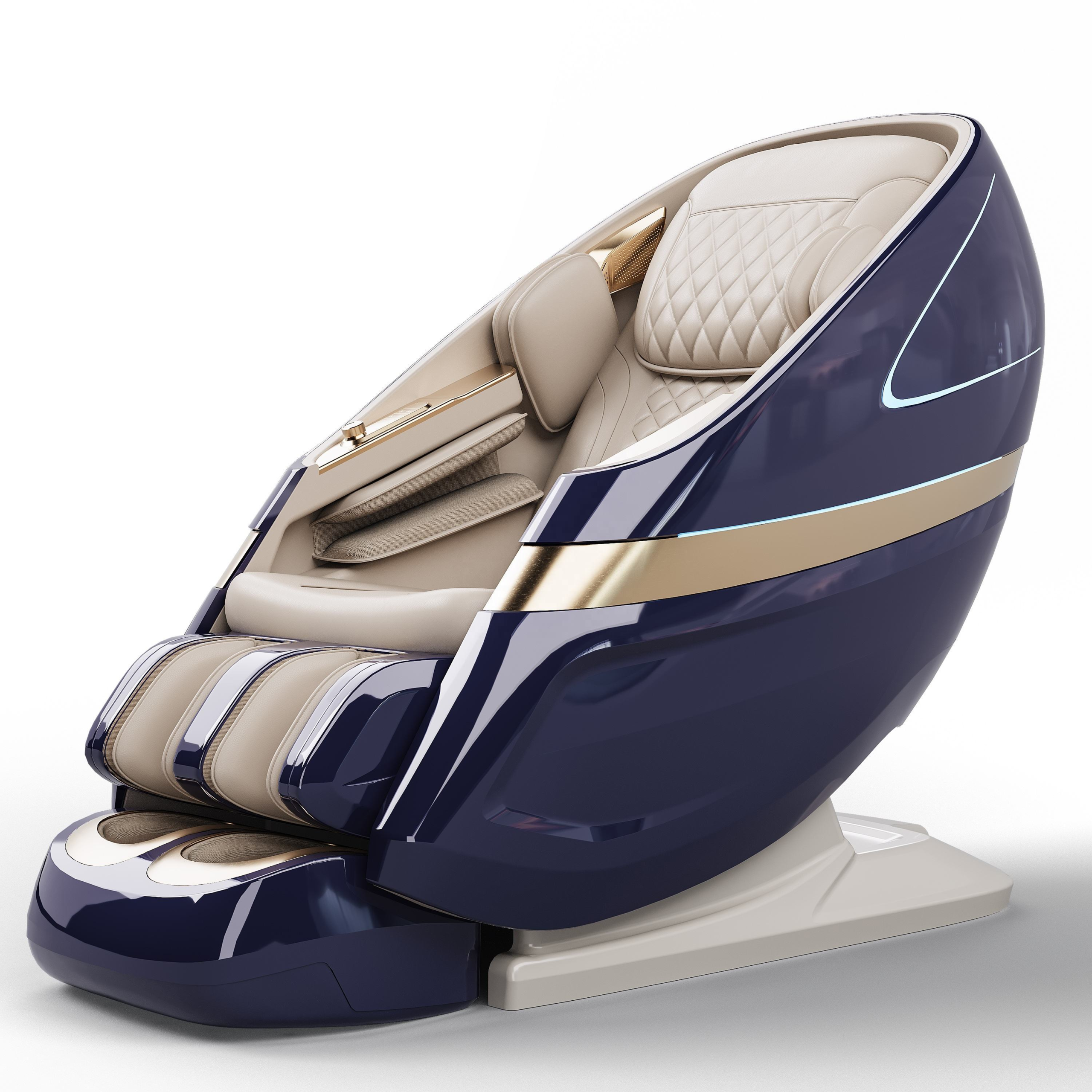 Massage Chair Pad Zero Tourmaline detail view and export packaging