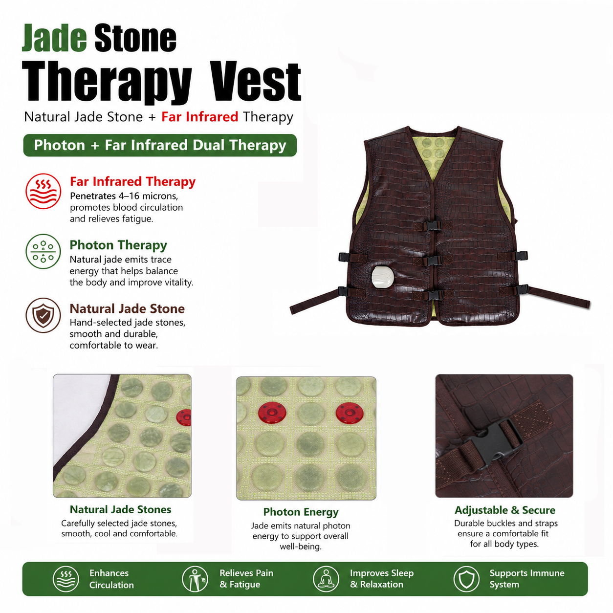 Heated Vest Advanced front view for B2B buyers