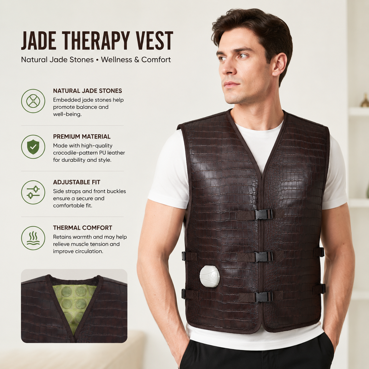 Heated Vest Advanced detail view and export packaging