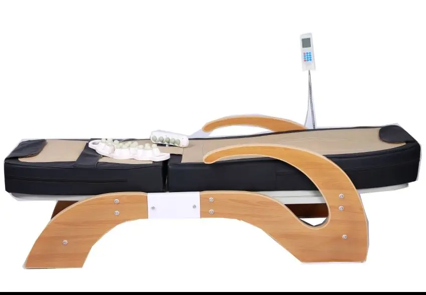 Jade Massage Bed Exquisite Craftsmanship front view for B2B buyers