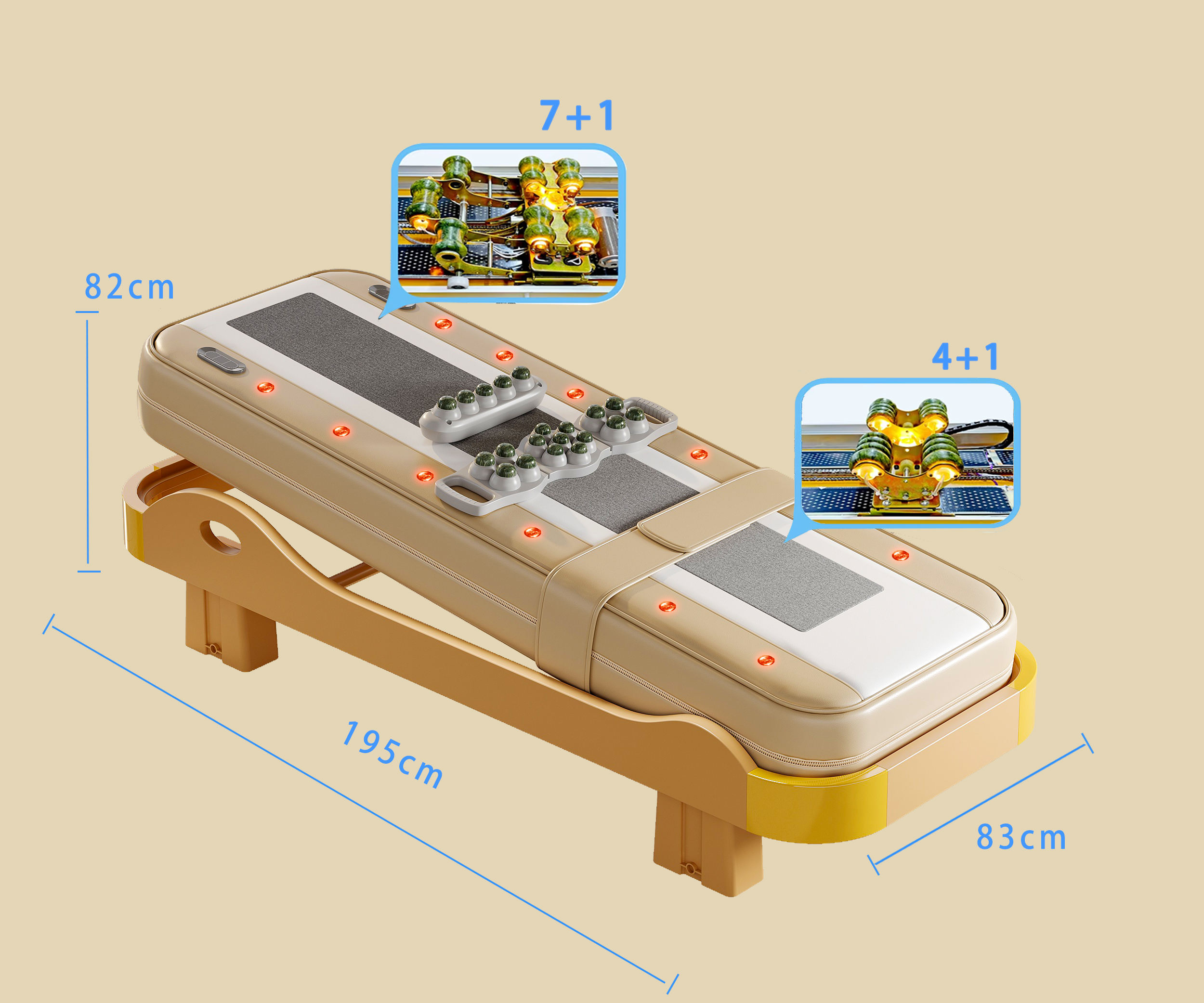 Massage Chair Pad Jade factory quality inspection photo