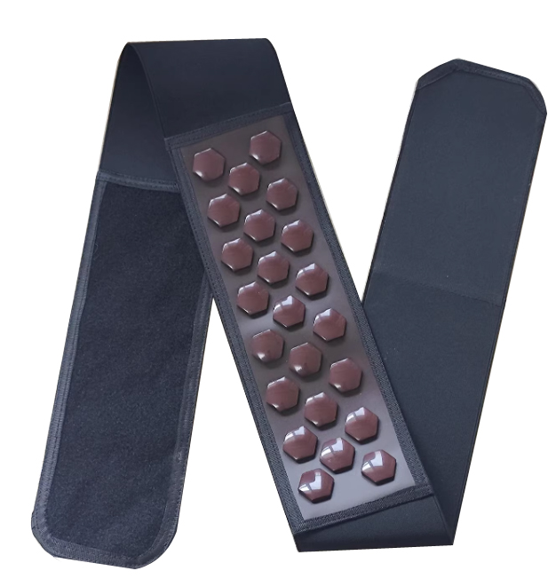 Heating Belt Slimming Tourmaline detail view and export packaging