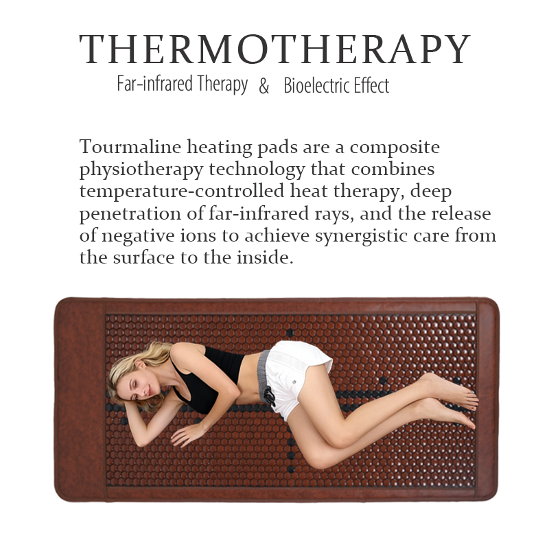 Tourmaline Mat Far Infrared Blood Circulation front view for B2B buyers