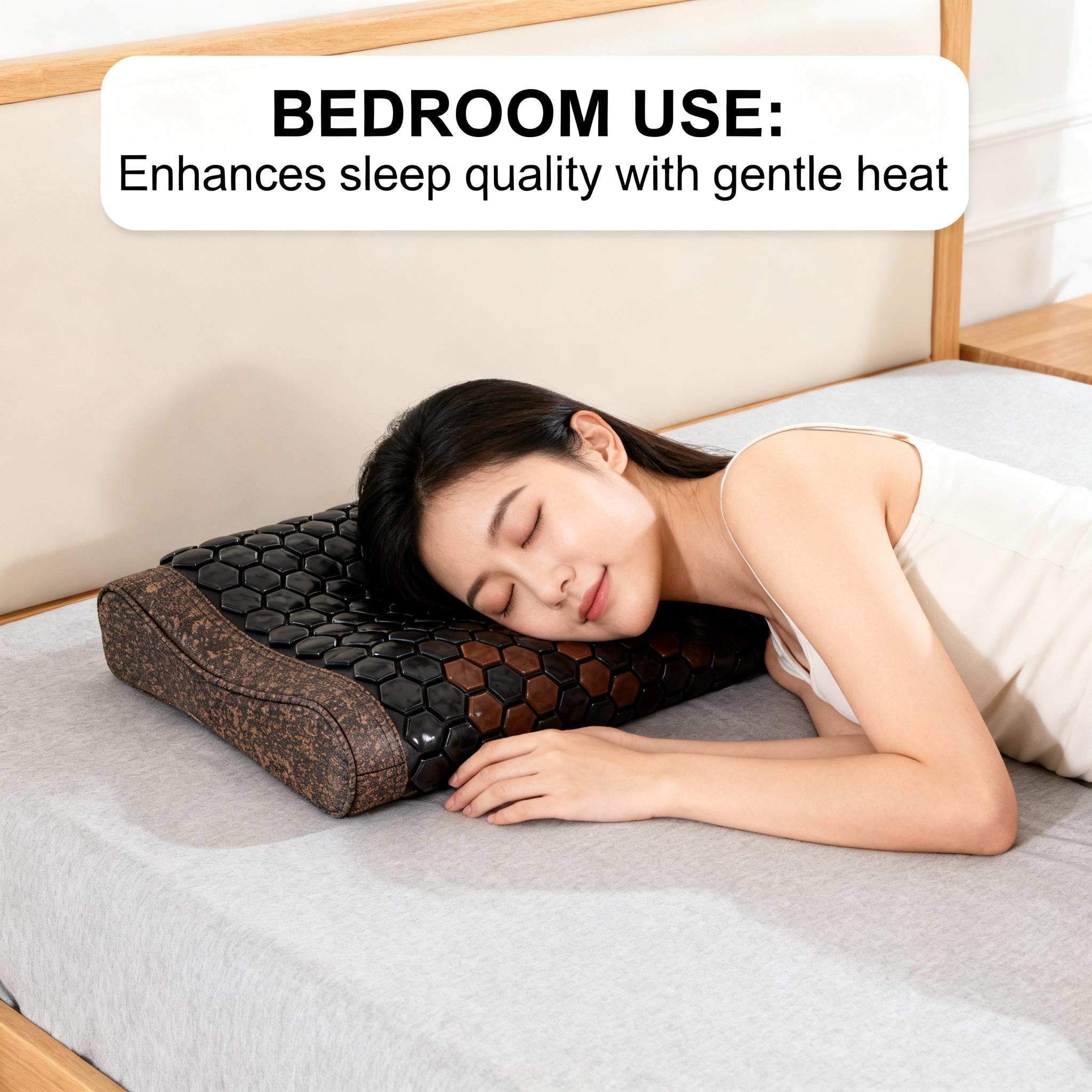 Neck Shoulder Massager Black Leather wholesale from Ningde Julia factory