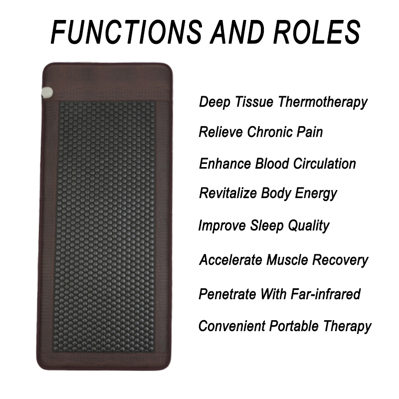 Tourmaline Mat Hexagon Body Relaxation OEM/ODM customization sample