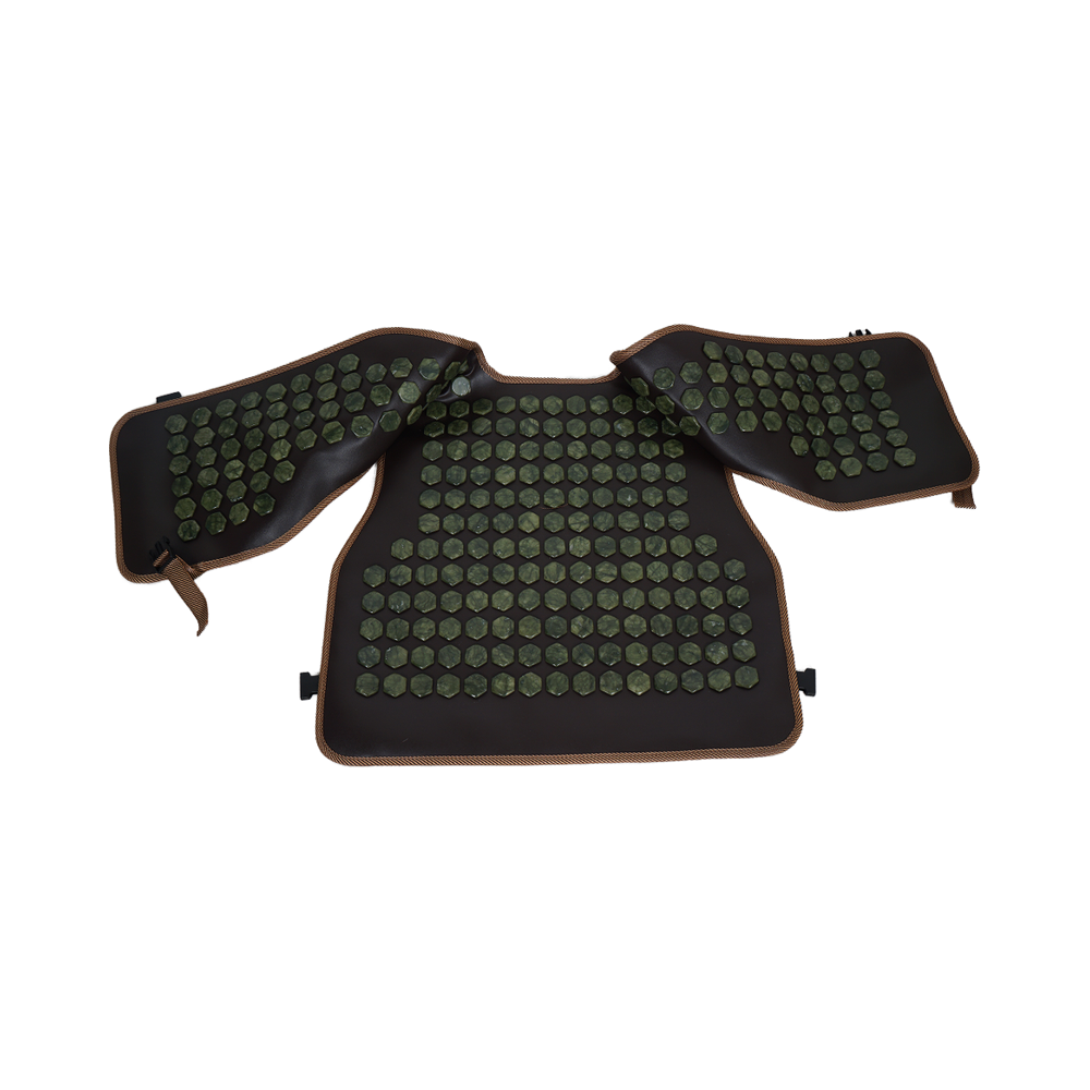 Heated Vest Jade detail view and export packaging