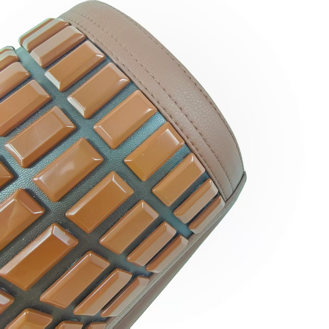 Neck Shoulder Massager Leather Tourmaline front view for B2B buyers