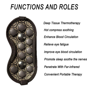 Heated Eye Mask Plug Tourmaline OEM/ODM customization sample